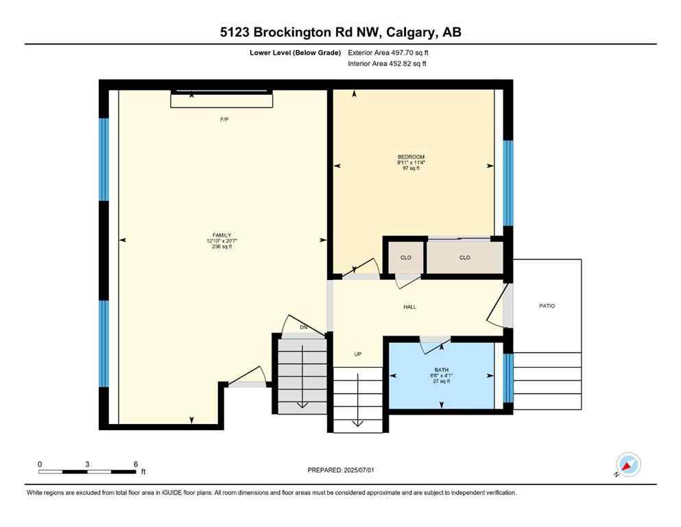 MLS® A2236229 - 5123 Brockington Road NW in Brentwood Calgary, Residential