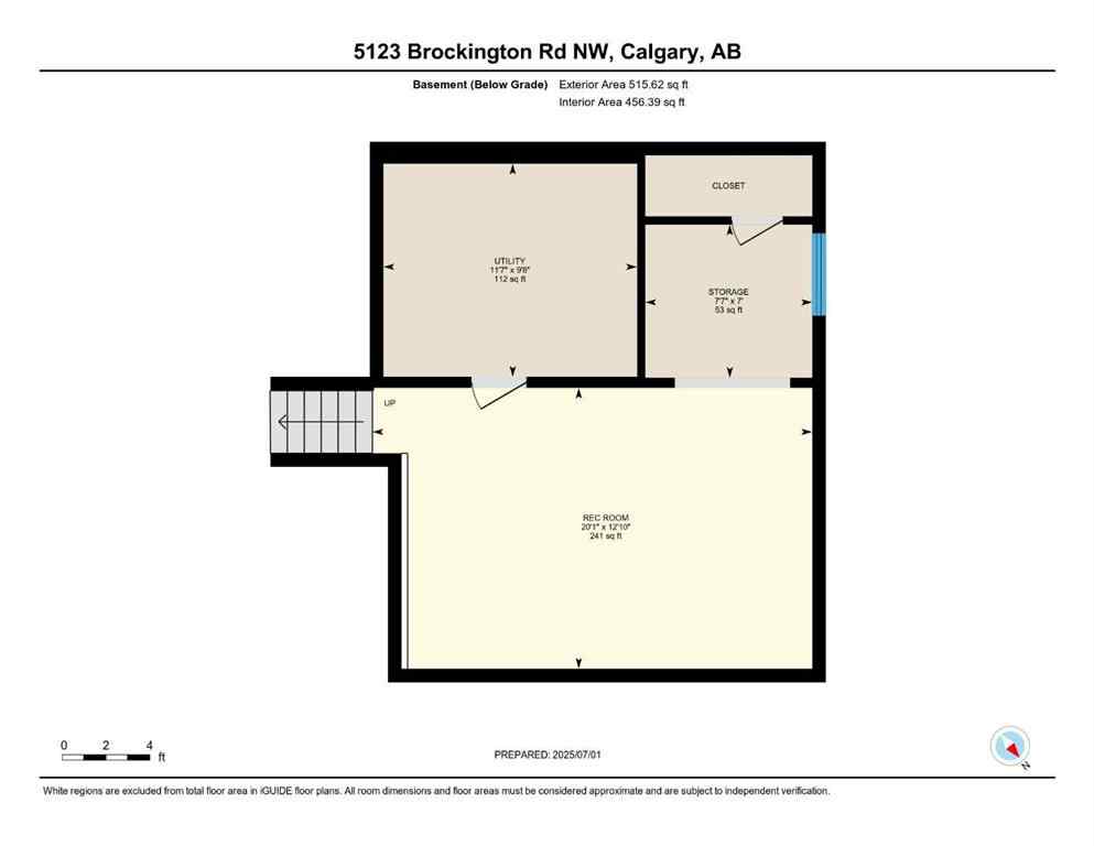 MLS® A2236229 - 5123 Brockington Road NW in Brentwood Calgary, Residential