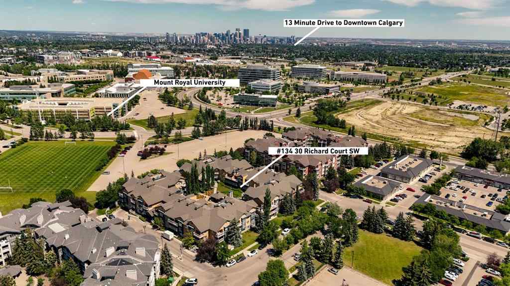 MLS® A2236239 - Unit #134 30 Richard Court SW in Lincoln Park Calgary, Residential