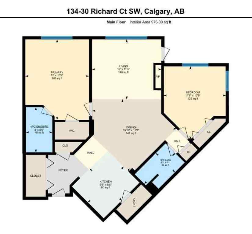 MLS® A2236239 - Unit #134 30 Richard Court SW in Lincoln Park Calgary, Residential