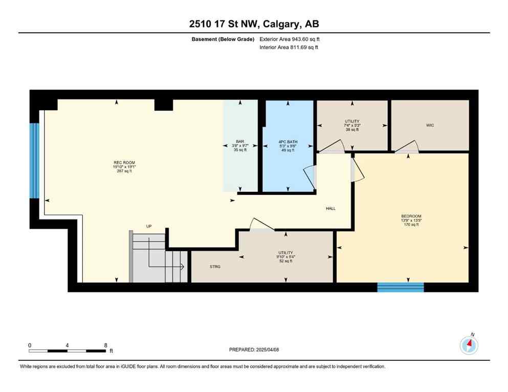 MLS® A2236376 - 2510 17 Street NW in Capitol Hill Calgary, Residential