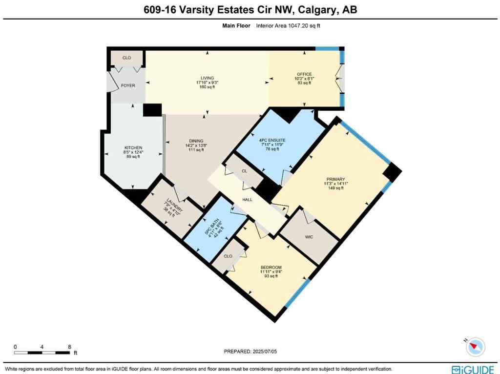 MLS® A2236425 - Unit #609 16 Varsity Estates Circle NW in Varsity Calgary, Residential