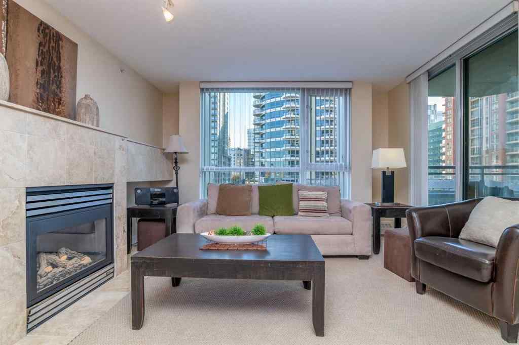MLS® A2236474 - Unit #404 1108 6 Avenue SW in Downtown West End Calgary, Residential