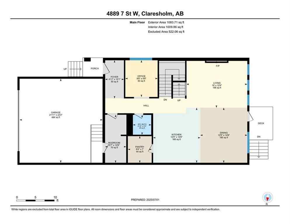 MLS® A2236488 - 4889 7th Street W in NONE Claresholm, Residential