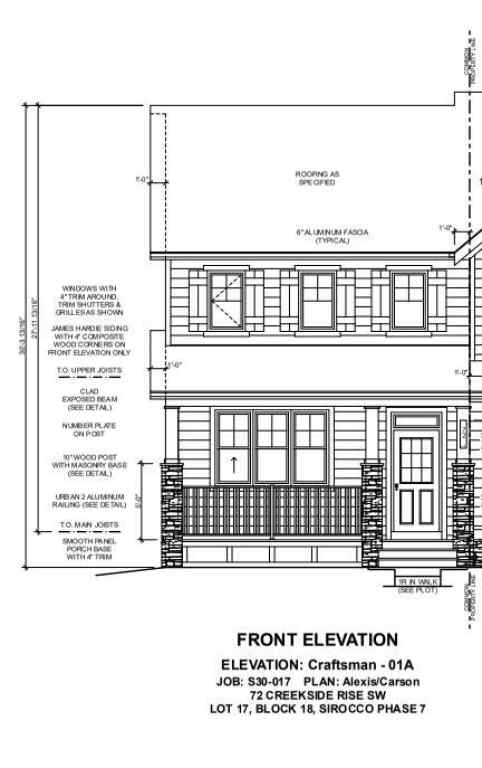 MLS® A2236654 - 72 Creekside Rise SW in Pine Creek Calgary, Residential