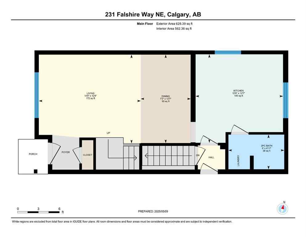 MLS® A2236686 - 231 Falshire Way NE in Falconridge Calgary, Residential