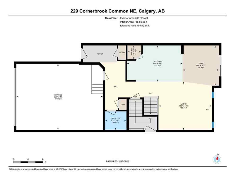 MLS® A2236751 - 229 Cornerbrook Common NE in Cornerstone Calgary, Residential