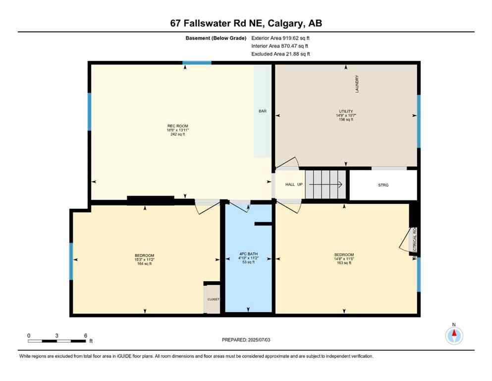 MLS® A2236752 - 67 Fallswater Road NE in Falconridge Calgary, Residential