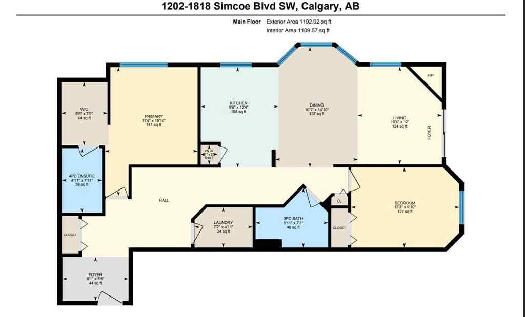 MLS® A2236791 - Unit #1202 1818 Simcoe Boulevard SW in Signal Hill Calgary, Residential