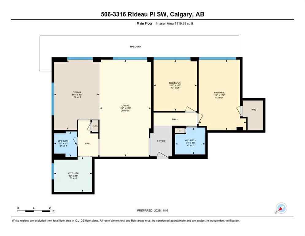 MLS® A2236794 - Unit #506 3316 Rideau Place SW in Rideau Park Calgary, Residential