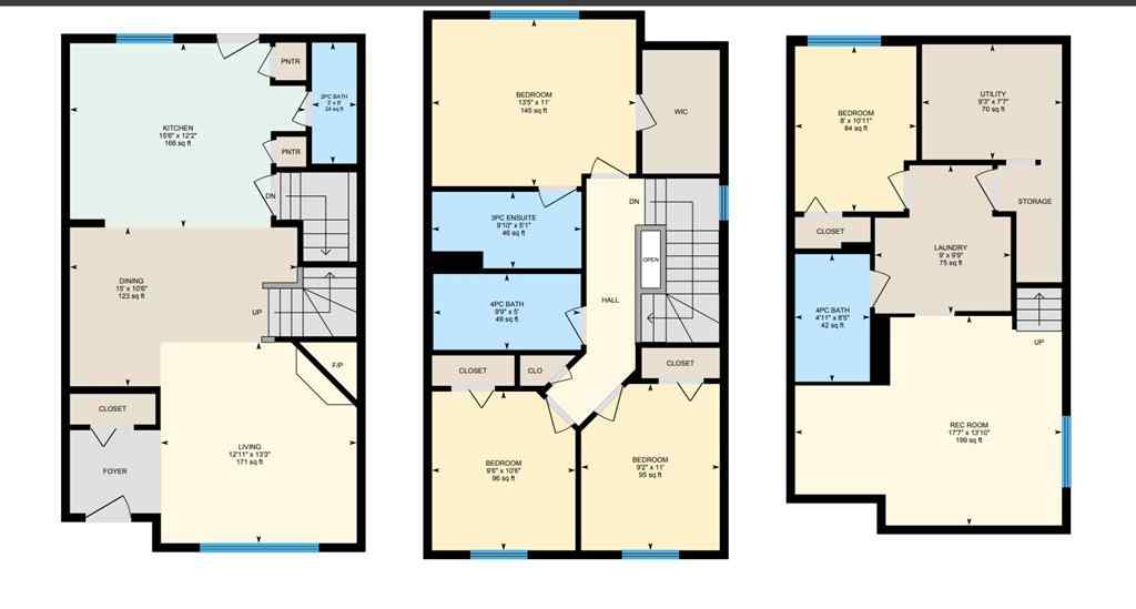 MLS® A2236839 - 2092 New Brighton Park SE in New Brighton Calgary, Residential