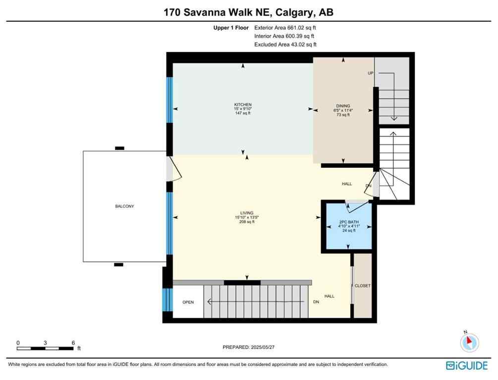 MLS® A2236935 - 170 Savanna Walk NE in Saddle Ridge Calgary, Residential