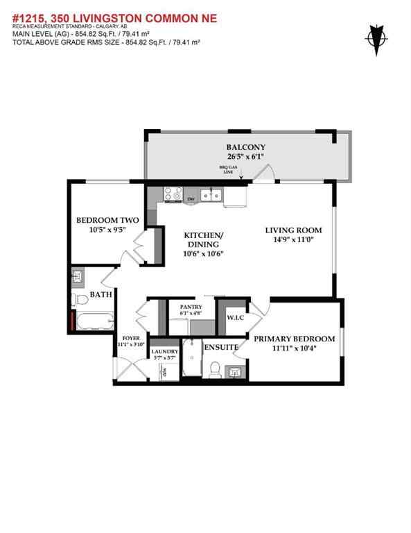 MLS® A2237021 - Unit #1215 350 Livingston Common NE in Livingston Calgary, Residential