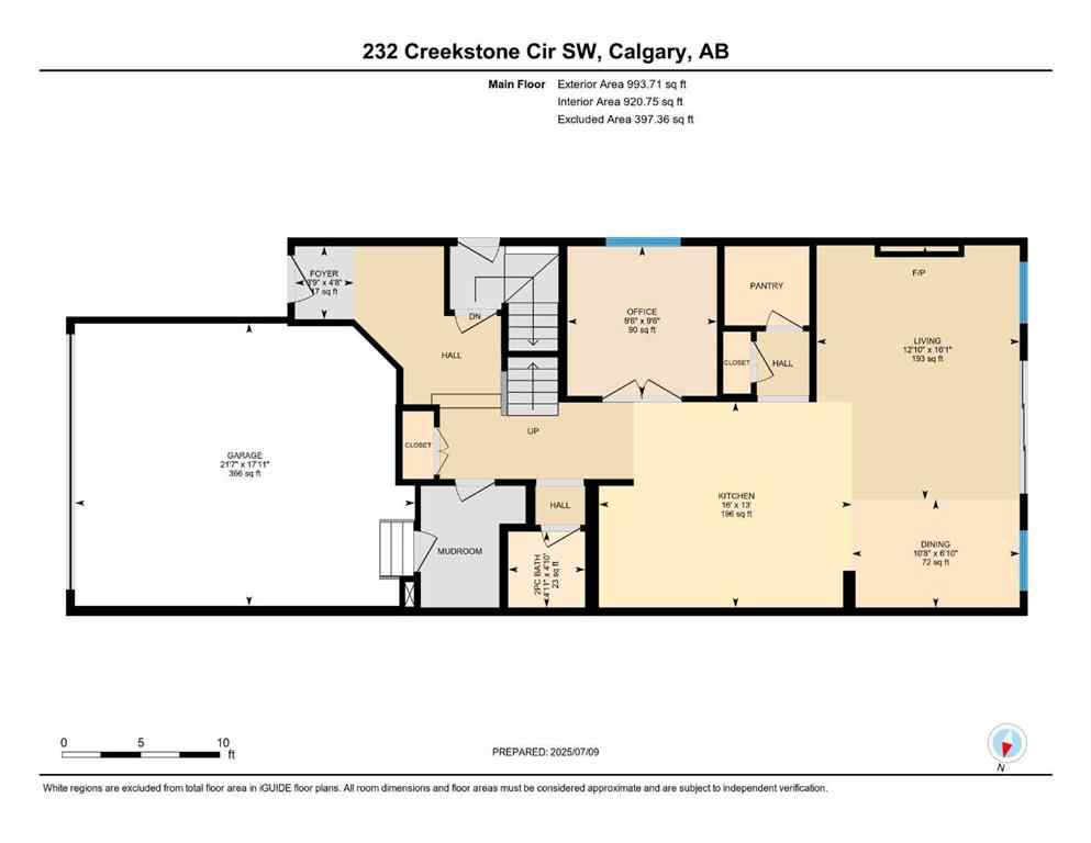 MLS® A2237059 - 232 Creekstone Circle SW in Pine Creek Calgary, Residential
