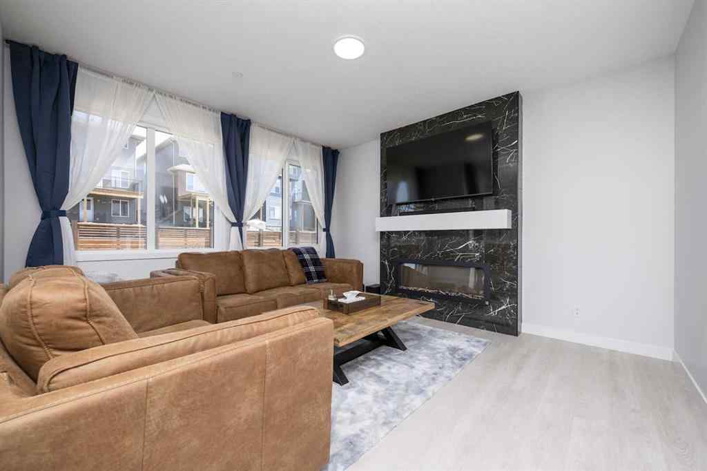 MLS® A2237148 - 336 Lucas Way NW in Livingston Calgary, Residential