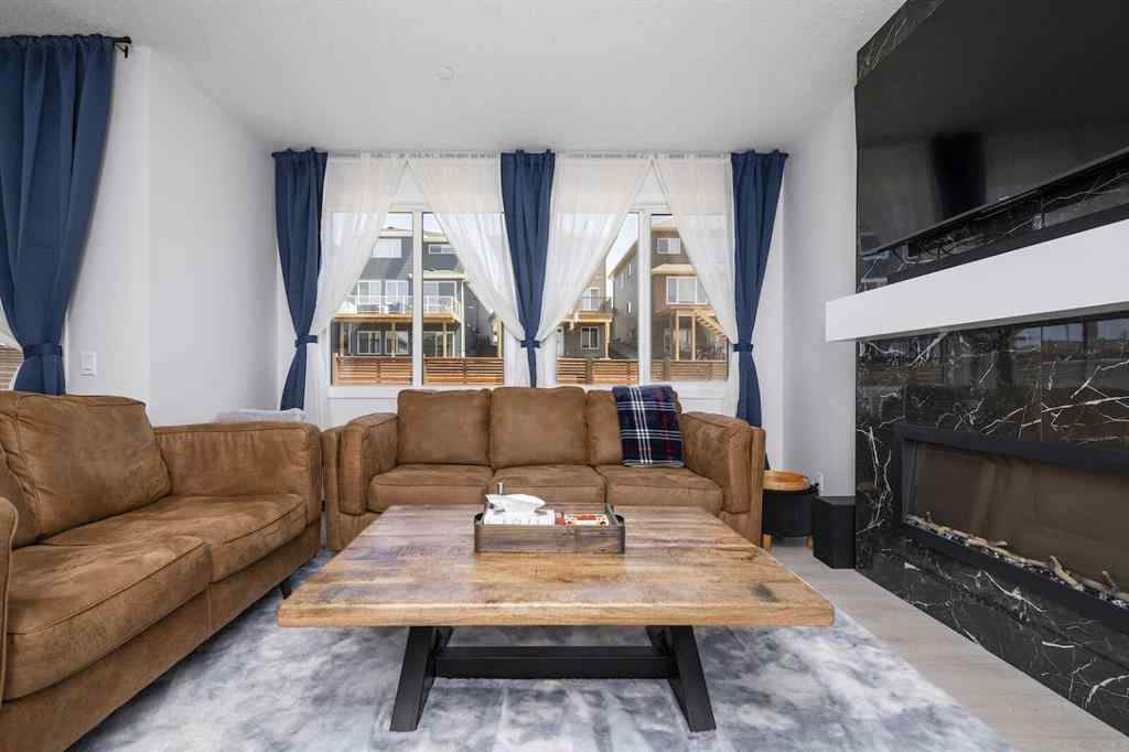MLS® A2237148 - 336 Lucas Way NW in Livingston Calgary, Residential
