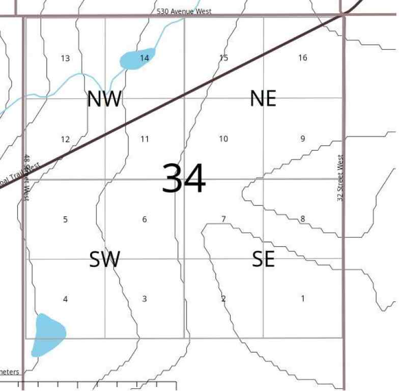 MLS® A2237568 - 5 1;18;34;NW   in NONE Longview, Land