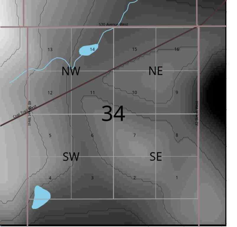 MLS® A2237568 - 5 1;18;34;NW   in NONE Longview, Land
