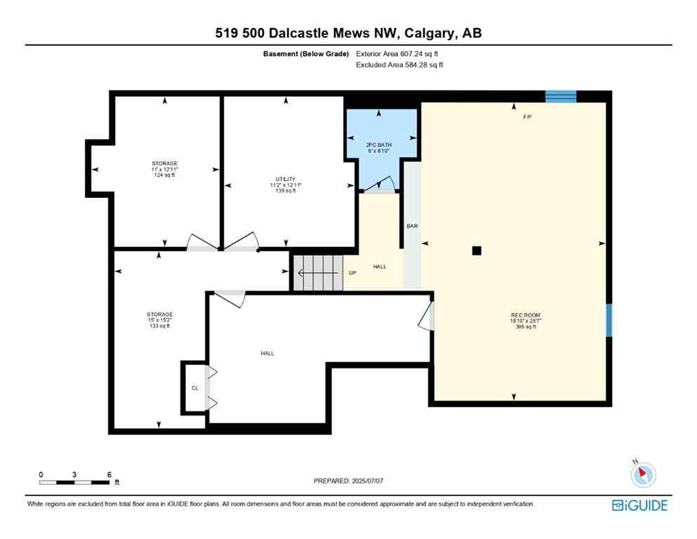 MLS® A2237641 - 519 Dalcastle Mews NW in Dalhousie Calgary, Residential