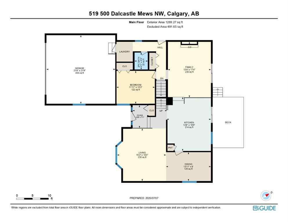 MLS® A2237641 - 519 Dalcastle Mews NW in Dalhousie Calgary, Residential