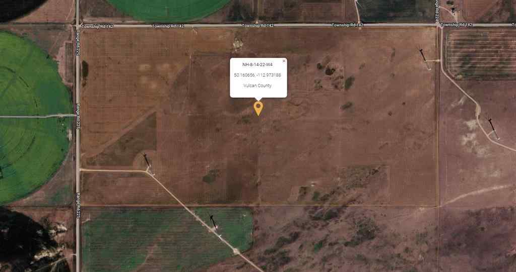 MLS&reg; # A2237686 - 142 Township Range Rd. 225 Township  in NONE Rural Vulcan County, Land Open Houses