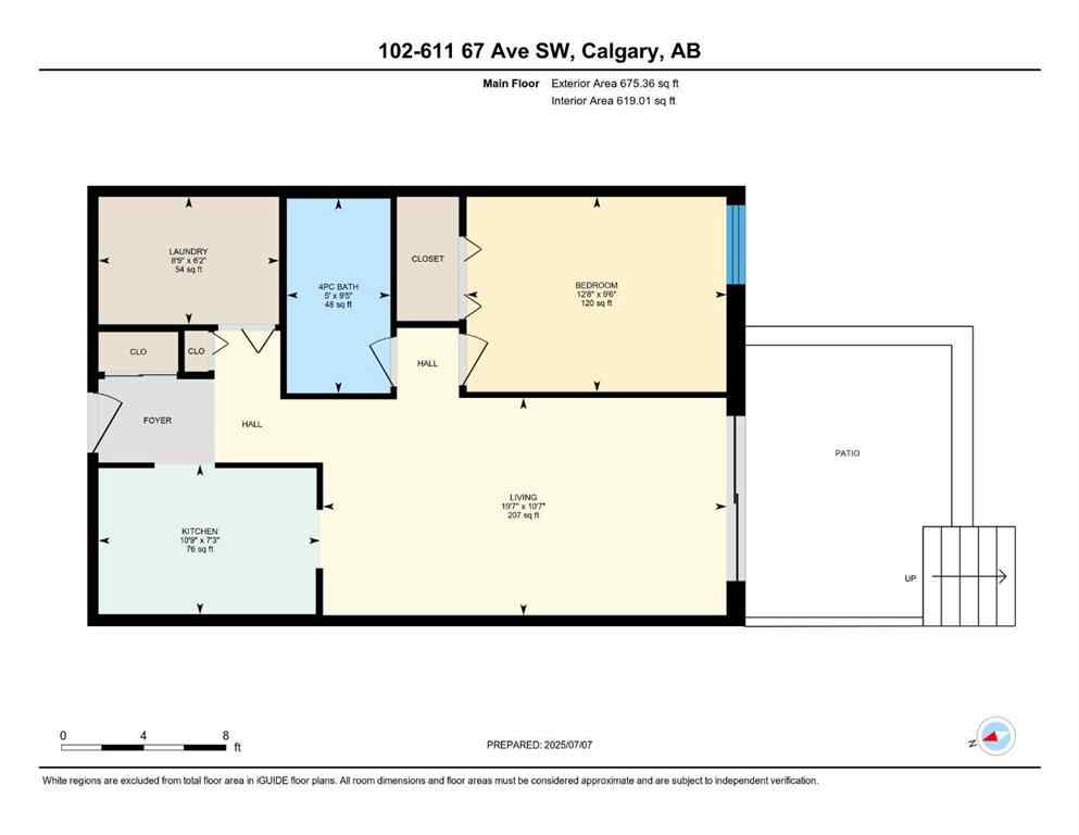 MLS® A2237762 - Unit #102 611 67 Avenue SW in Kingsland Calgary, Residential