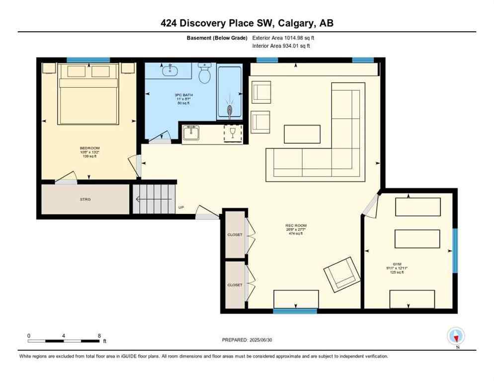 MLS® A2237770 - 424 Discovery Place SW in Discovery Ridge Calgary, Residential