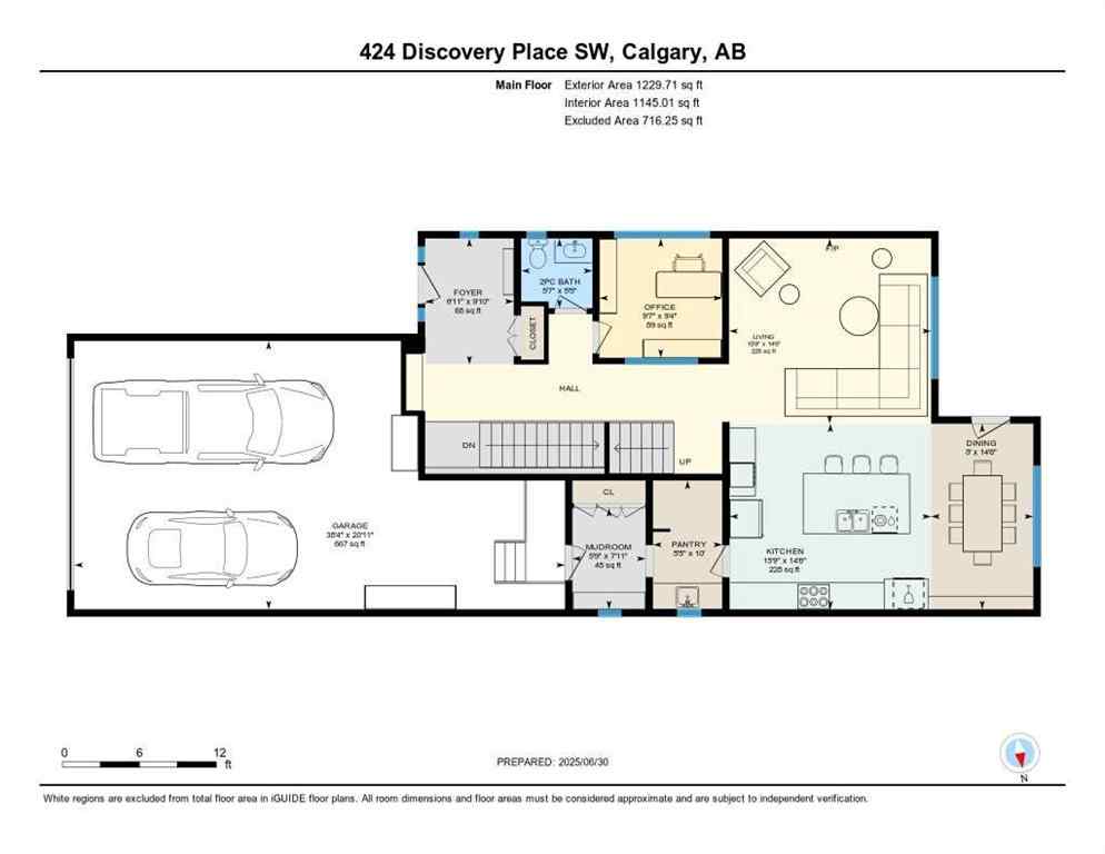 MLS® A2237770 - 424 Discovery Place SW in Discovery Ridge Calgary, Residential
