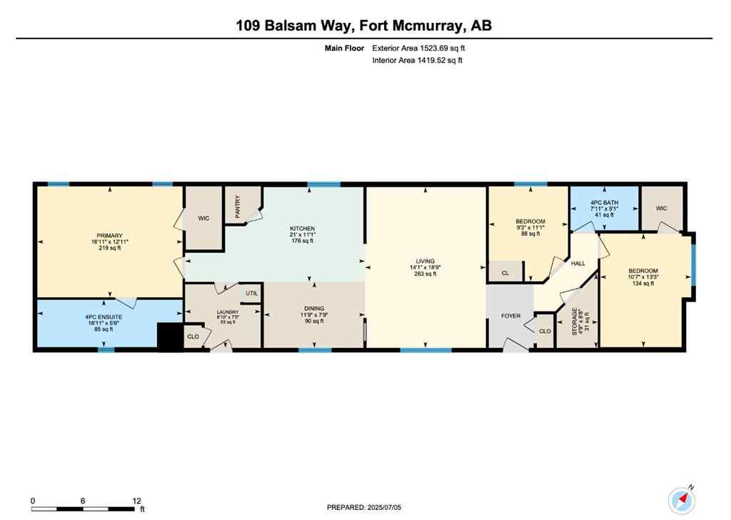 MLS® A2237858 - 109 Balsam Way  in Timberlea Fort McMurray, Residential