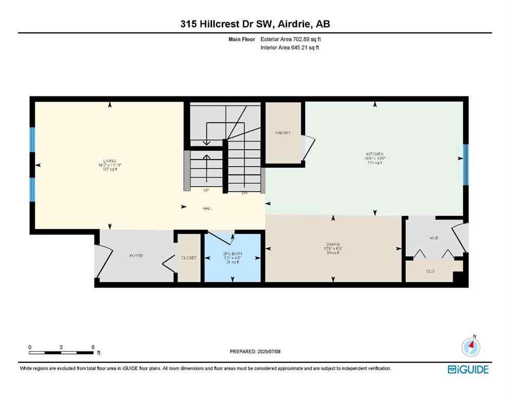 MLS® A2237905 - 315 Hillcrest Drive SW in Hillcrest Airdrie, Residential