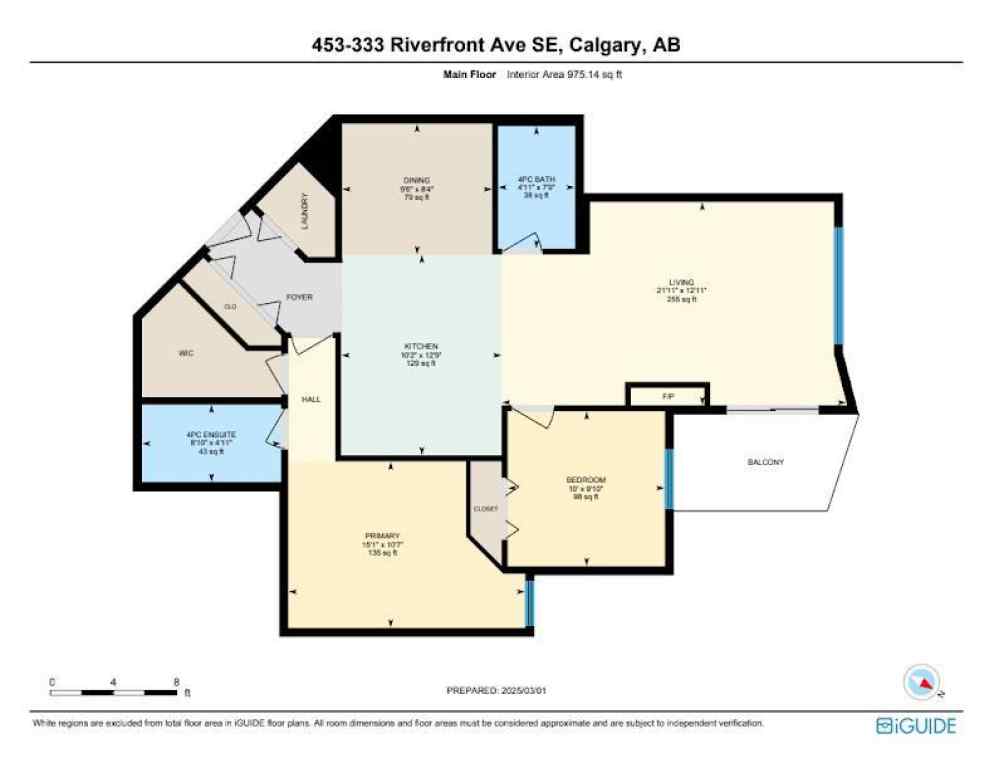 MLS® A2237939 - Unit #453 333 Riverfront Avenue SE in Downtown East Village Calgary, Residential