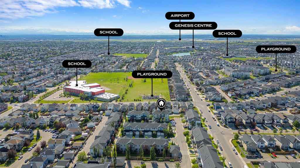 MLS® A2237955 - Unit #4107 333 Taralake Way NE in Taradale Calgary, Residential