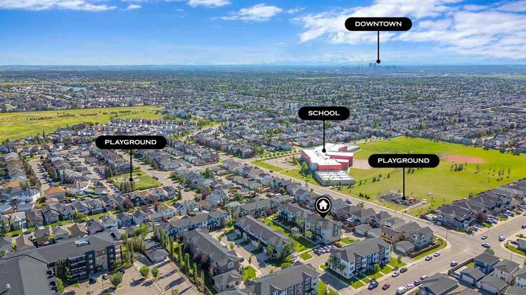 MLS® A2237955 - Unit #4107 333 Taralake Way NE in Taradale Calgary, Residential