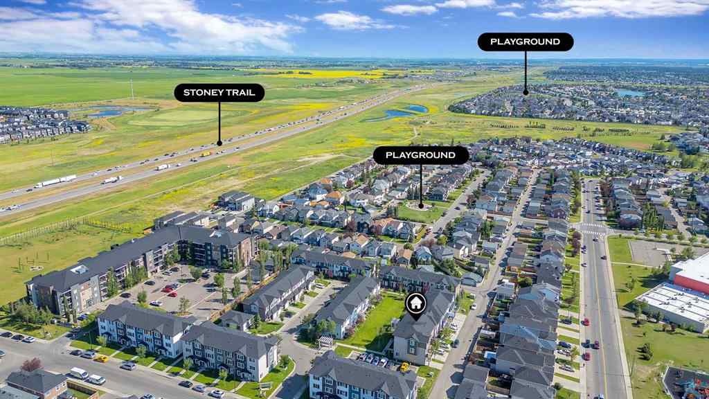 MLS® A2237955 - Unit #4107 333 Taralake Way NE in Taradale Calgary, Residential