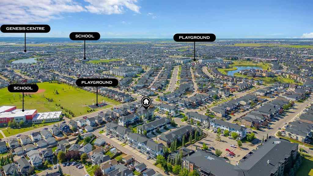 MLS® A2237955 - Unit #4107 333 Taralake Way NE in Taradale Calgary, Residential