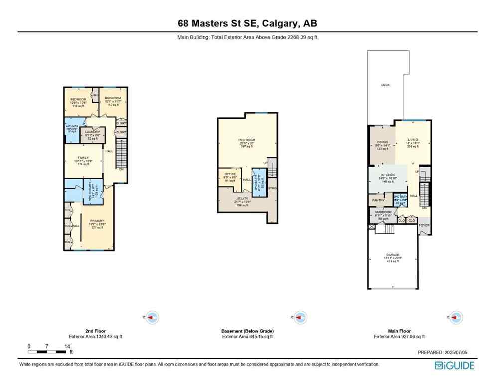 MLS® A2238032 - 68 Masters Street SE in Mahogany Calgary, Residential
