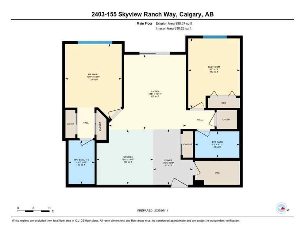MLS® A2238033 - Unit #2403 155 Skyview Ranch Way NE in Skyview Ranch Calgary, Residential