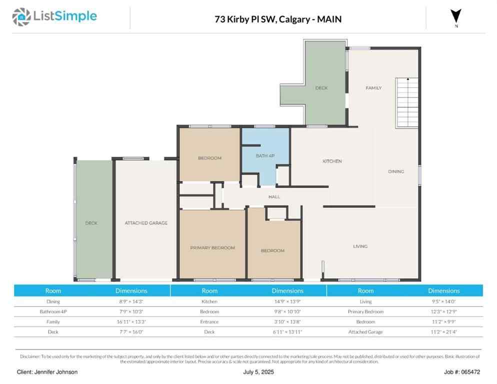 MLS® A2238186 - 73 Kirby Place SW in Kingsland Calgary, Residential