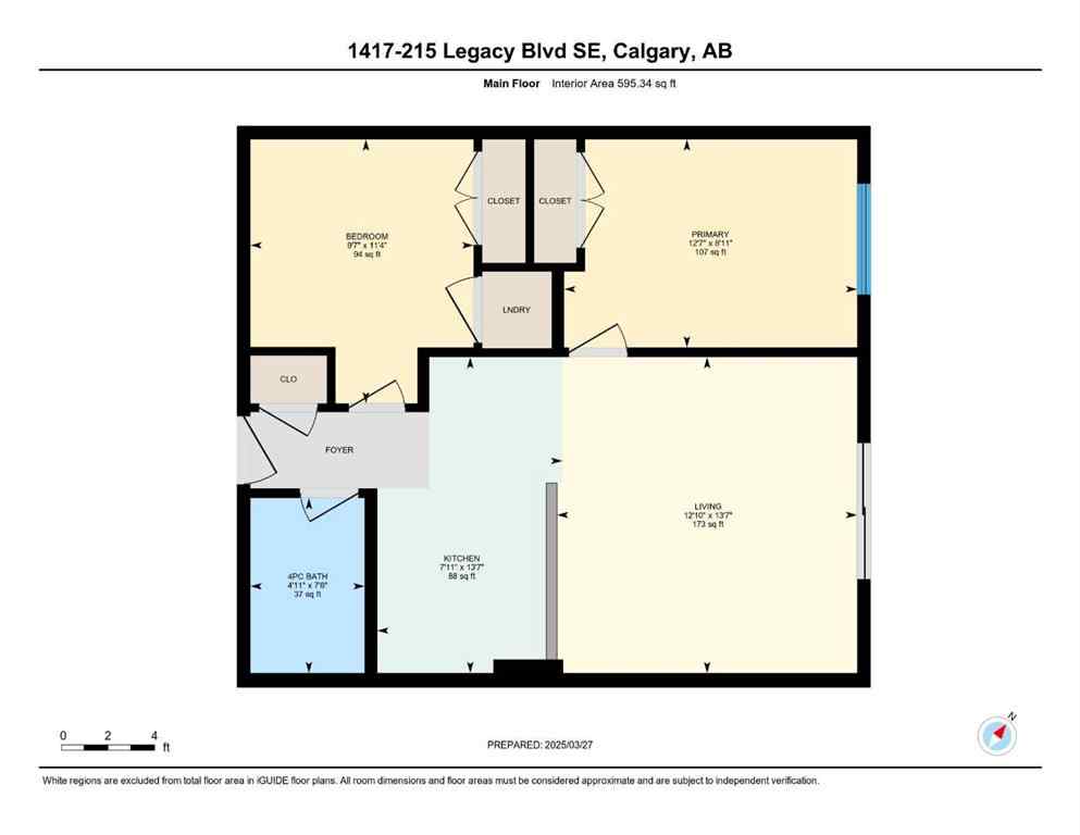 MLS® A2238197 - Unit #1417 215 Legacy Boulevard SE in Legacy Calgary, Residential