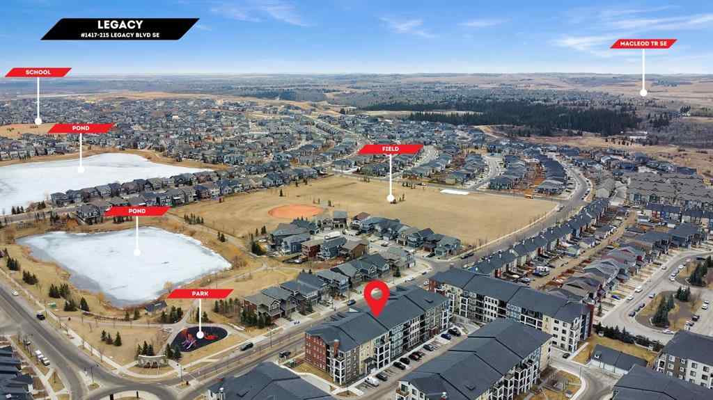 MLS® A2238197 - Unit #1417 215 Legacy Boulevard SE in Legacy Calgary, Residential