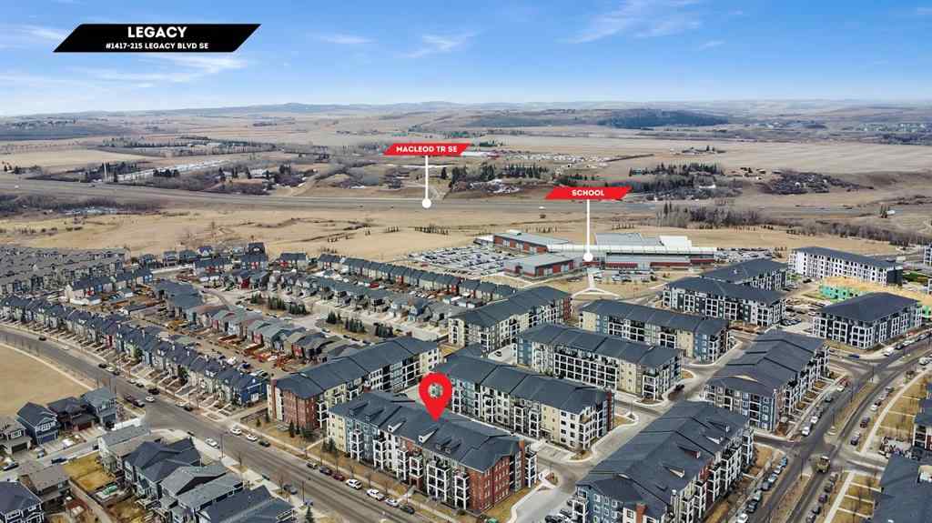 MLS® A2238197 - Unit #1417 215 Legacy Boulevard SE in Legacy Calgary, Residential