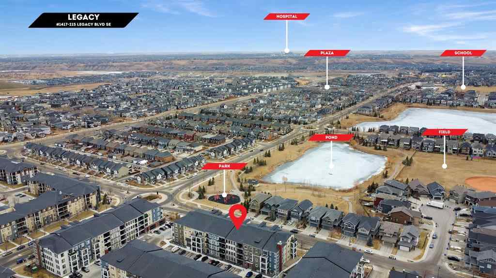 MLS® A2238197 - Unit #1417 215 Legacy Boulevard SE in Legacy Calgary, Residential