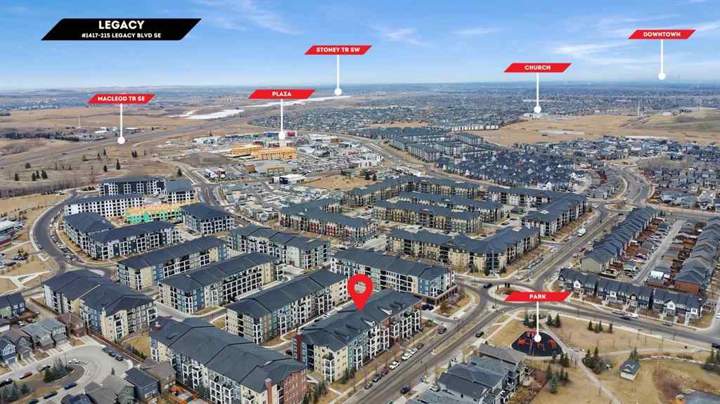 MLS® A2238197 - Unit #1417 215 Legacy Boulevard SE in Legacy Calgary, Residential