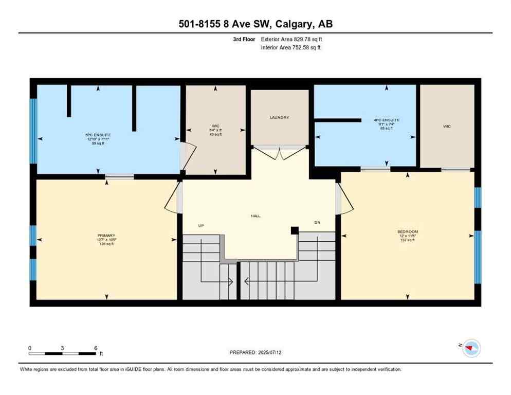 MLS® A2238370 - Unit #501 8155 8 Avenue SW in West Springs Calgary, Residential