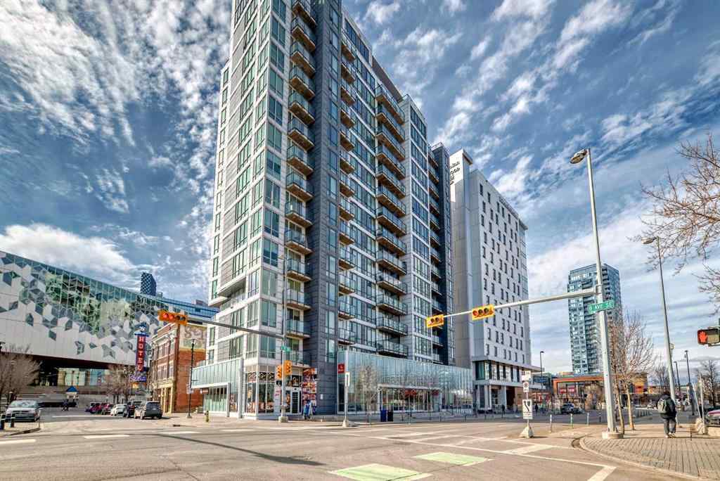 MLS® A2238401 - Unit #1101 450 8 Avenue SE in Downtown East Village Calgary, Residential