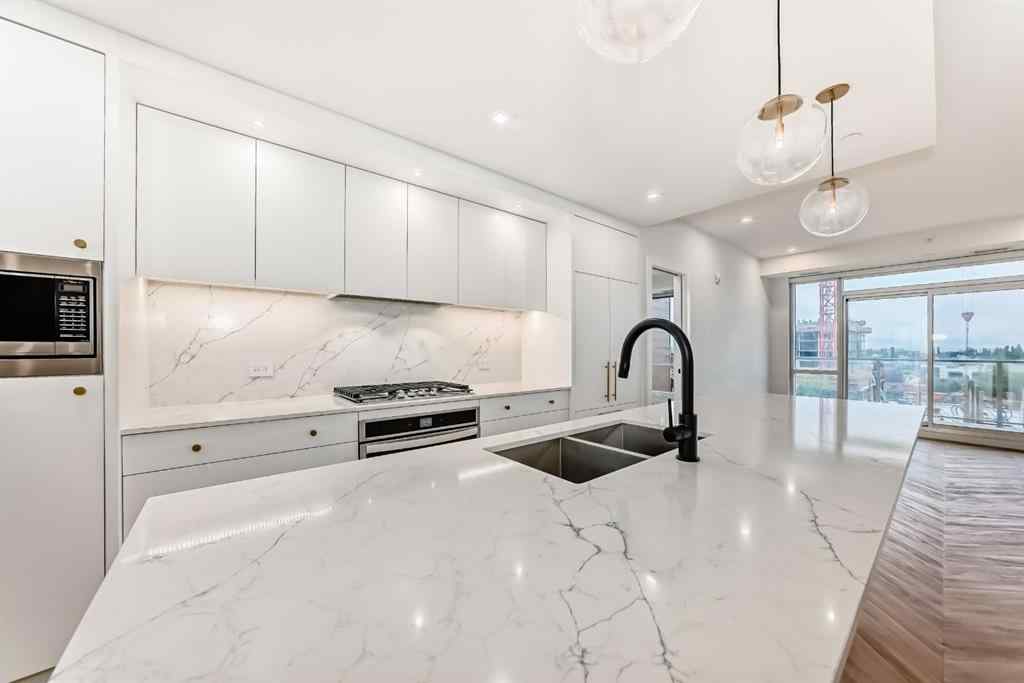 MLS® A2238449 - Unit #413 8445 Broadcast Avenue SW in West Springs Calgary, Residential