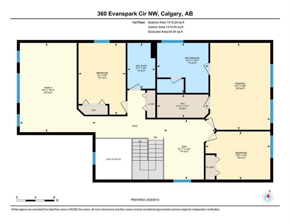 MLS® A2238546 - 360 Evanspark Circle NW in Evanston Calgary, Residential