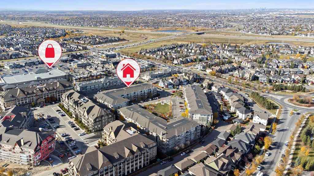 MLS® A2238576 - Unit #3407 11 Mahogany Row SE in Mahogany Calgary, Residential