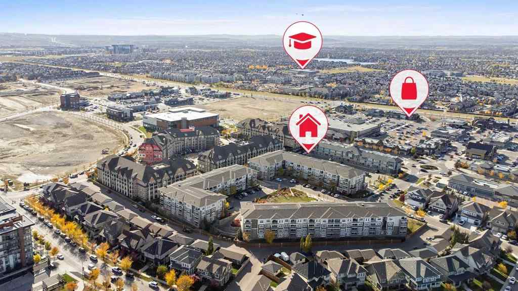 MLS® A2238576 - Unit #3407 11 Mahogany Row SE in Mahogany Calgary, Residential