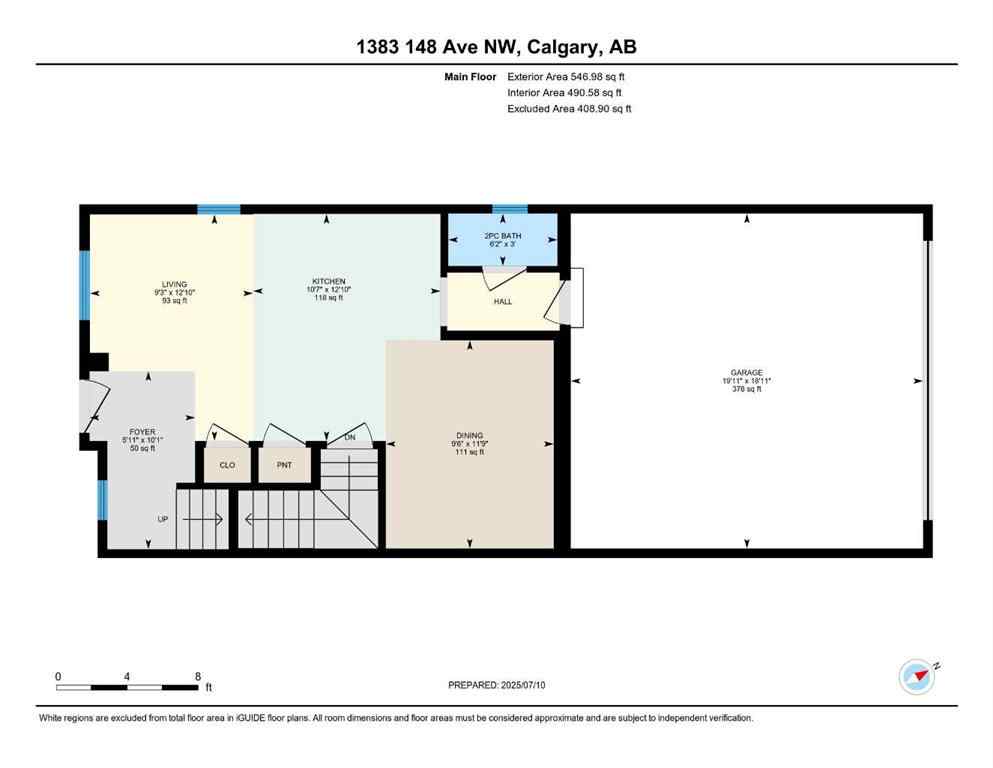 MLS® A2238623 - 1383 148 Avenue NW in Carrington Calgary, Residential